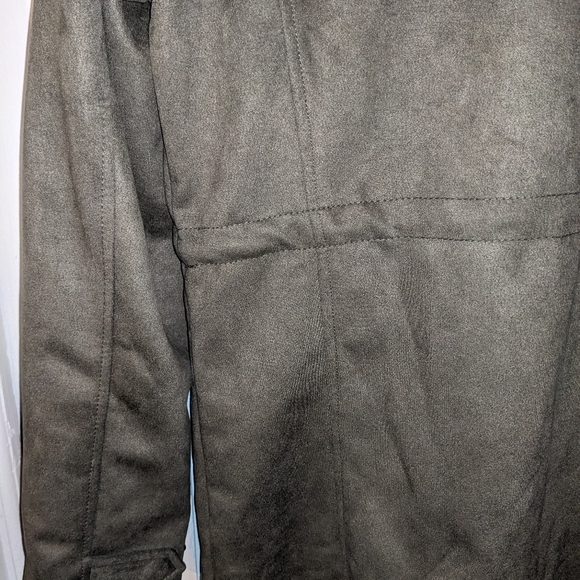 Robert Graham Men's Large Olive Green Button Zip Soft Shell Field Jacket New - Picture 14 of 14